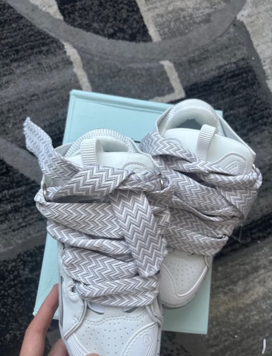 Lanvin curb sneakers