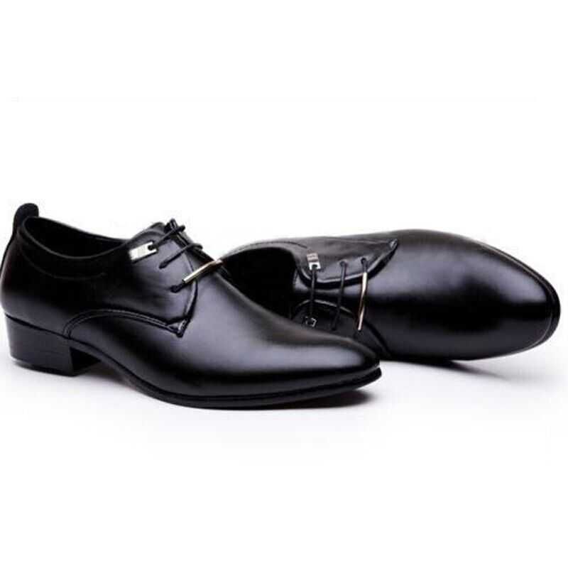 Pantofi negri size 41. Model bussiness pentru ocazii deosebite,