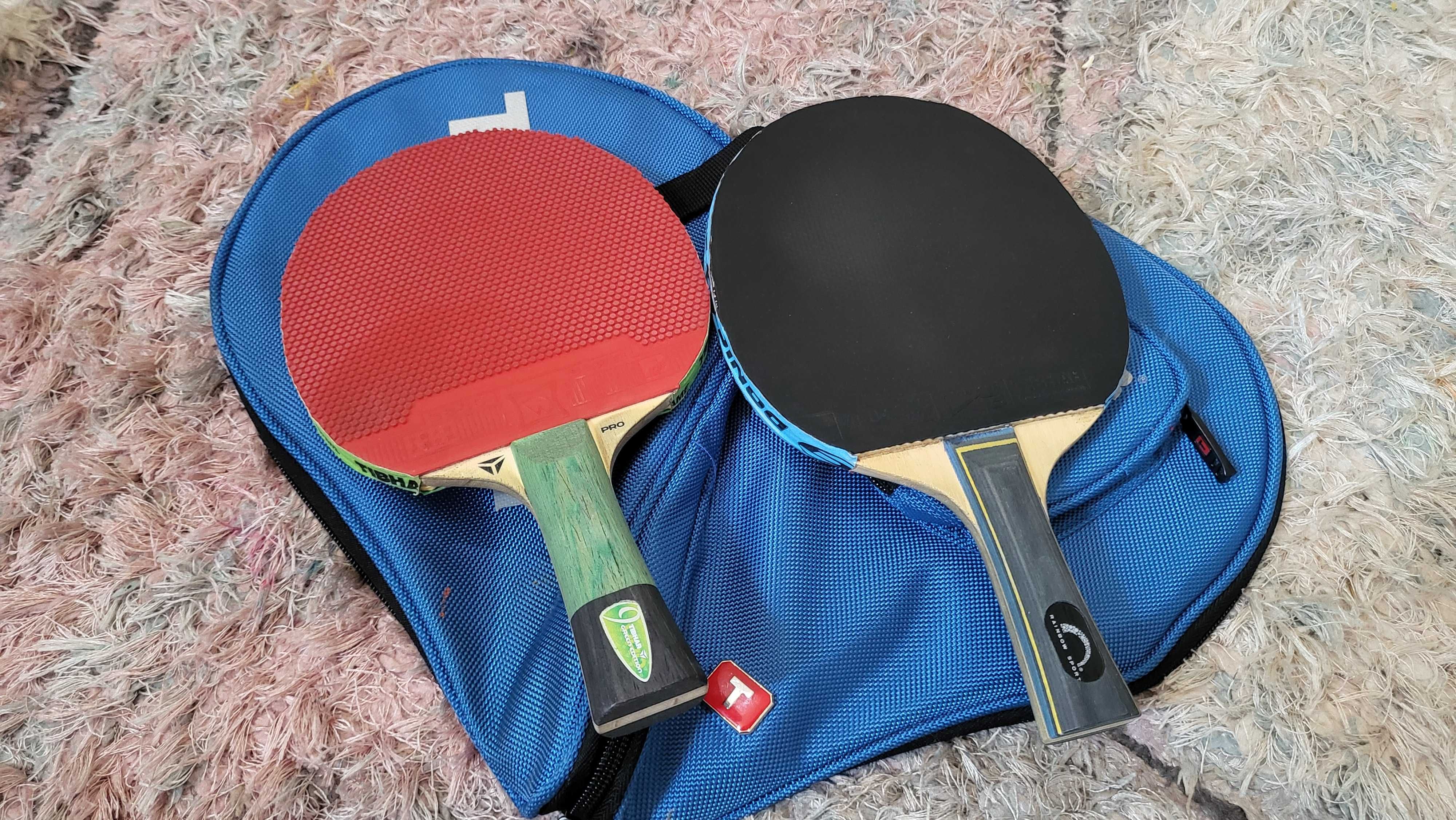 Хилка за тенис на маса Tibhar Pro Green +оригинален калъф Tibhar