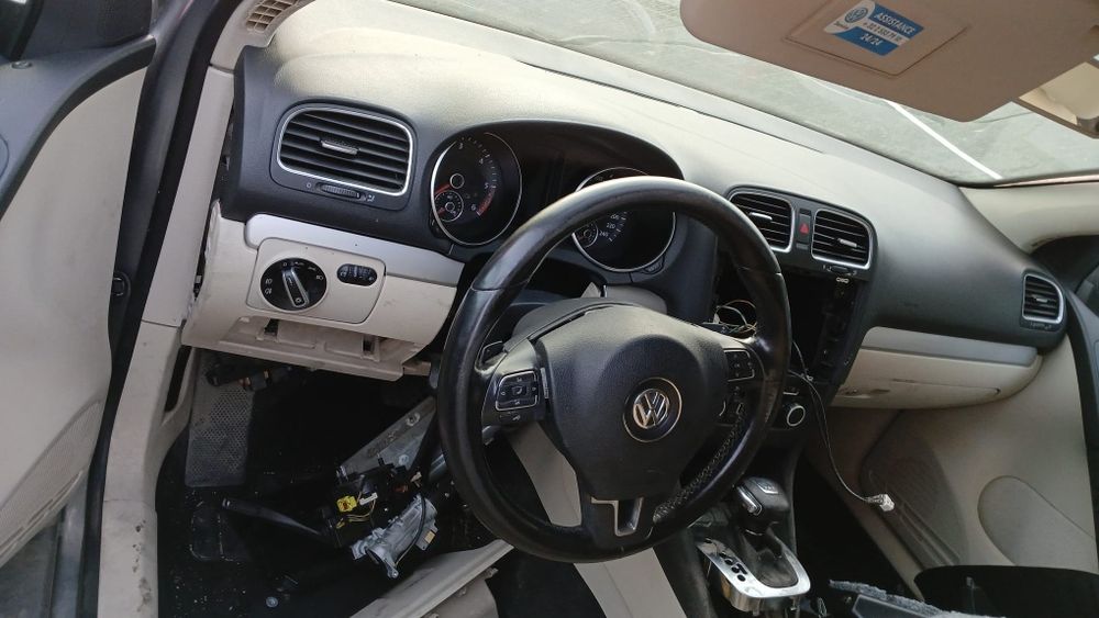Kit airbag Vw Golf 6, plansa bord, airbag volan, pasager, centuri