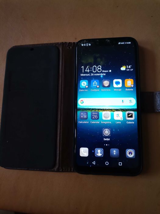 Huawei P20 Lite cu husă tip carte
