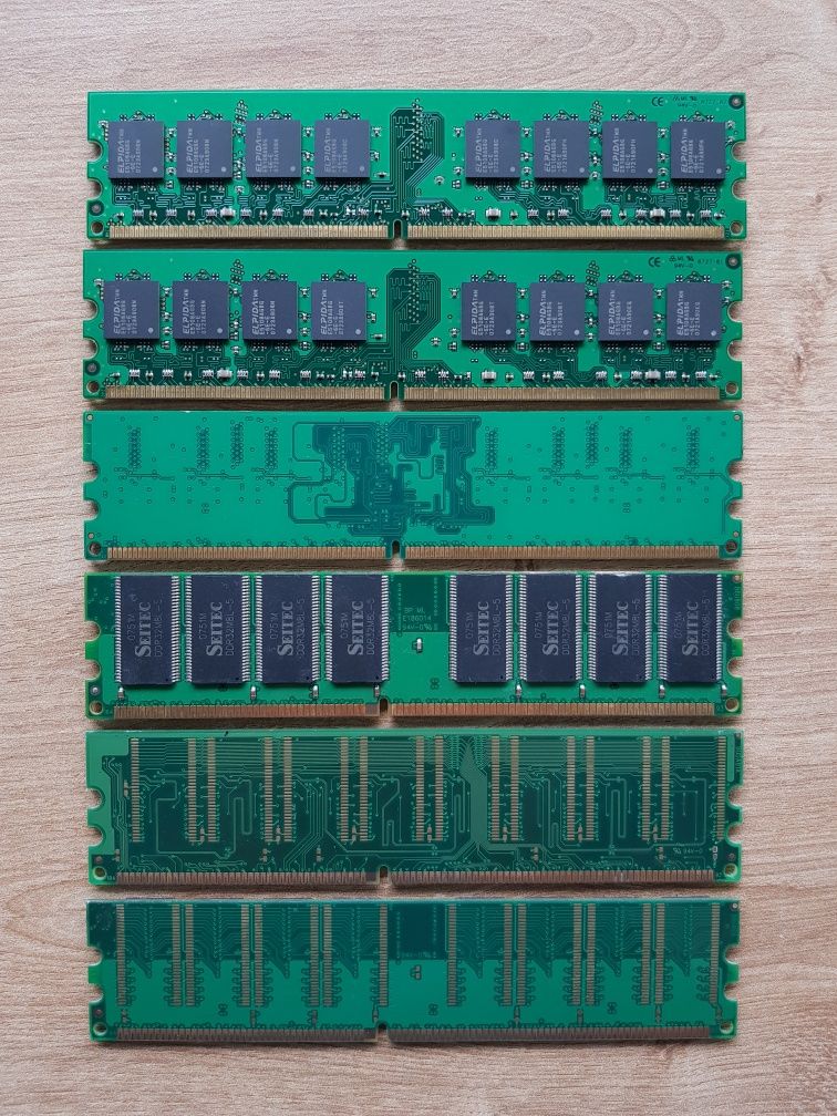 Memorii RAM  DDR2 1GB / DDR 512MB/256MB