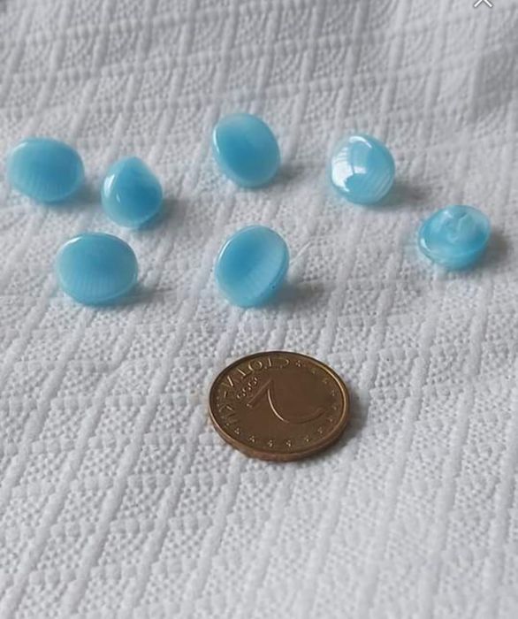 антикварни стъклени копчета  френски