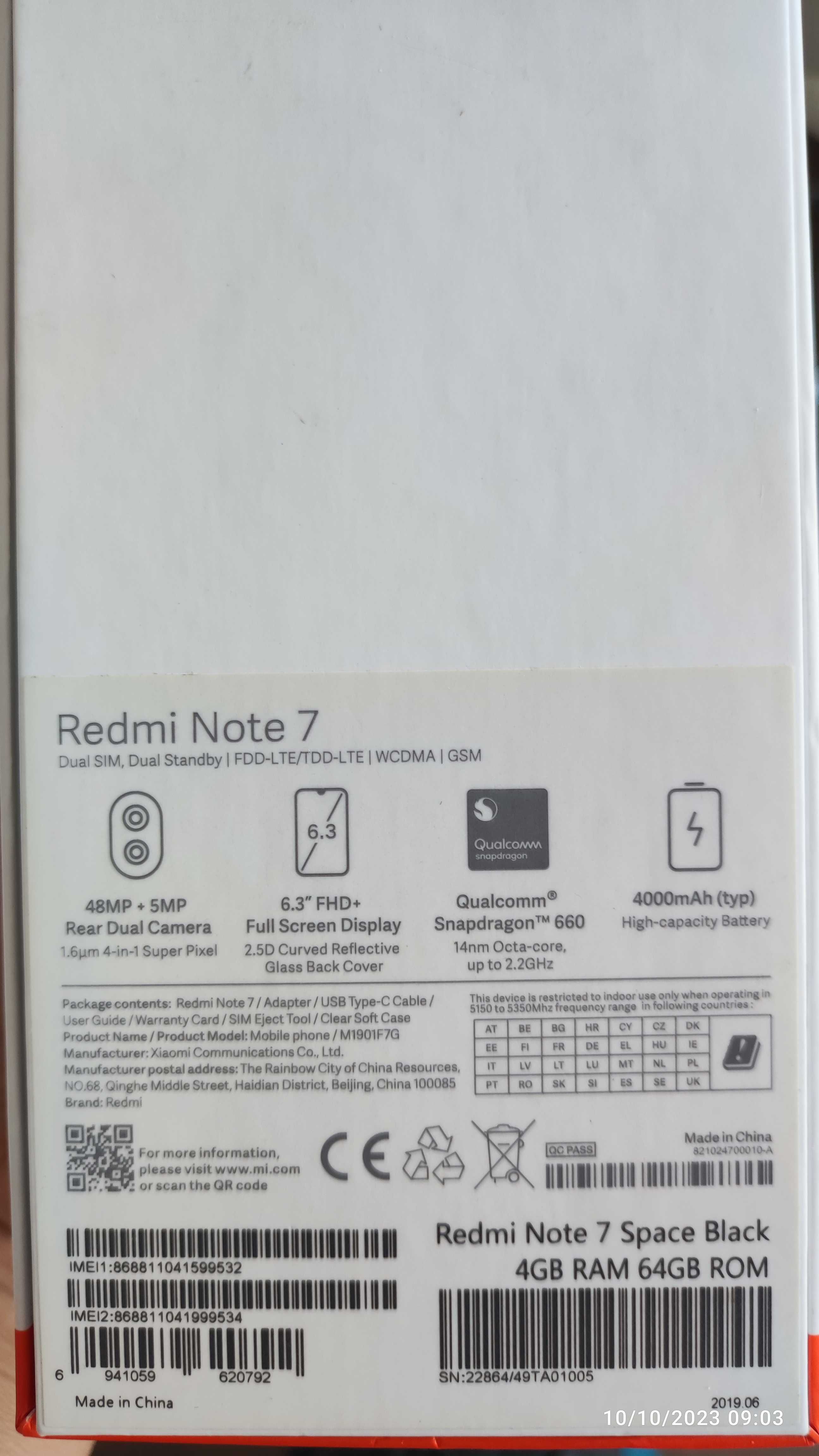 Телефон Redmi note 7