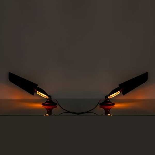 oglinzi moto led wing wind subtiri pliabile aerodinamice medii/mari