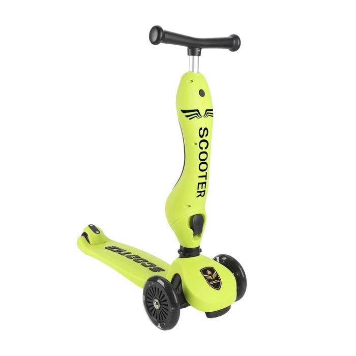 Trotineta 2in1 transformabila in tricicleta,ajustare3 dimensiuni,verde