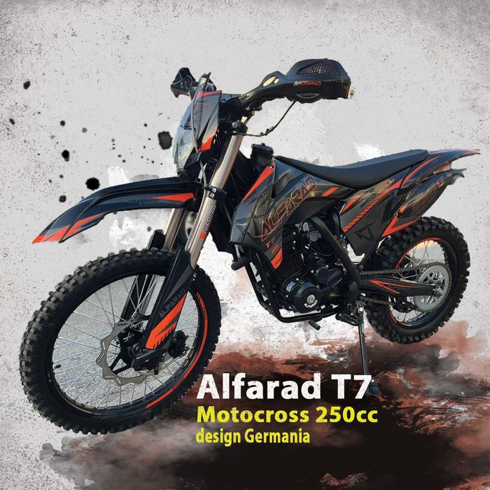 Moto Cross BEMI 250cc Dirtbike ALFA 21/18″ T7 acum si in rate egale