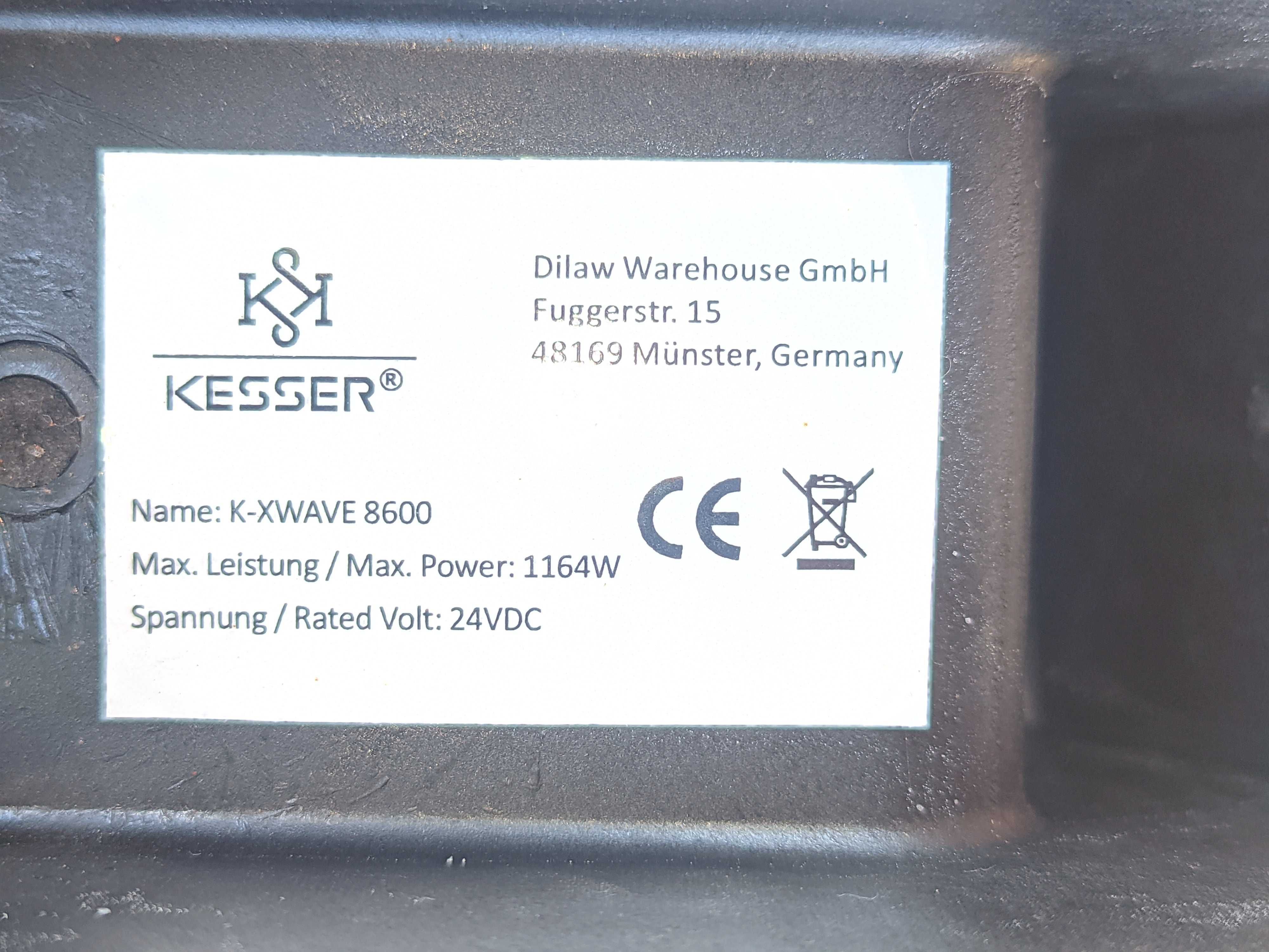 Мощен немски електрически извънбордов мотор за лодка KESSER 1.2 Kw 24V