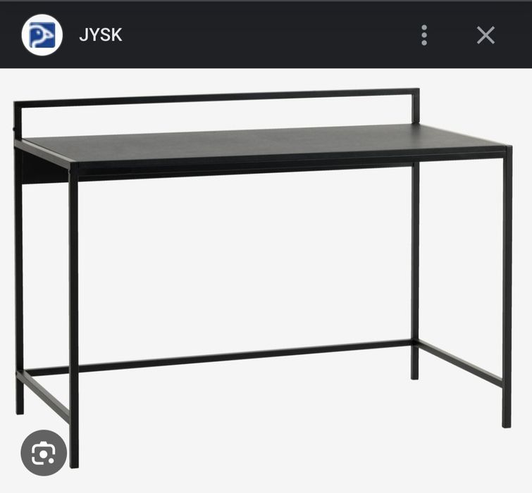 Birou TISTRUP, 60x120, negru