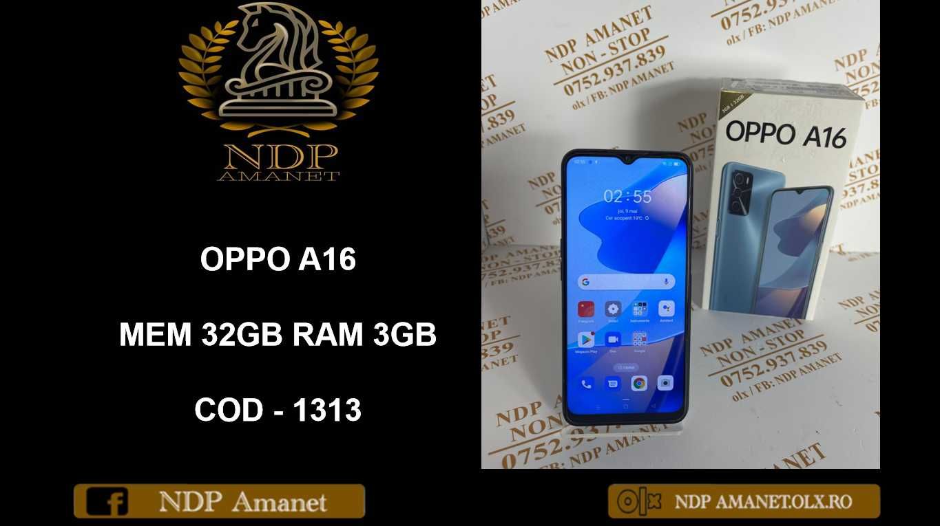NDP Amanet NON-STOP Bld.Iuliu Maniu nr. 69 OPPO A16, 32GB (1313)