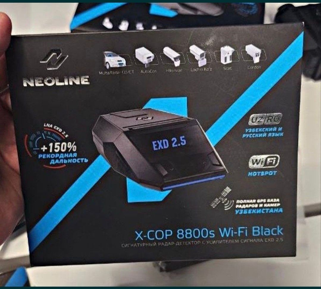 Neoline X-COP 8800s WI-FI BLACK Antiradar Eng zo'ri shu dastafka bor