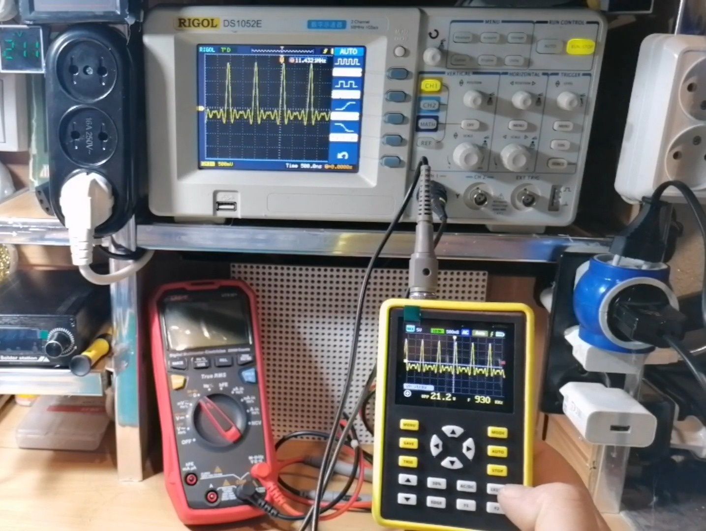 Осциллограф FNIRSI-5012H (100Мгц), вольтметр, мультиметр, осцилограф