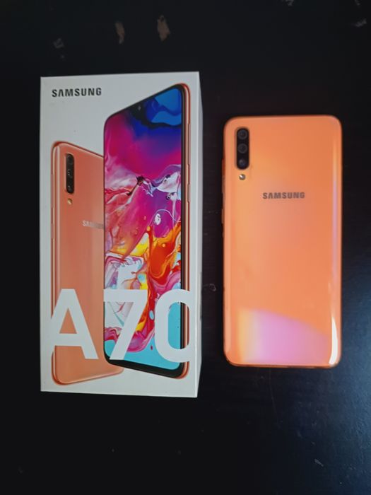 Samsung A70 portocaliu