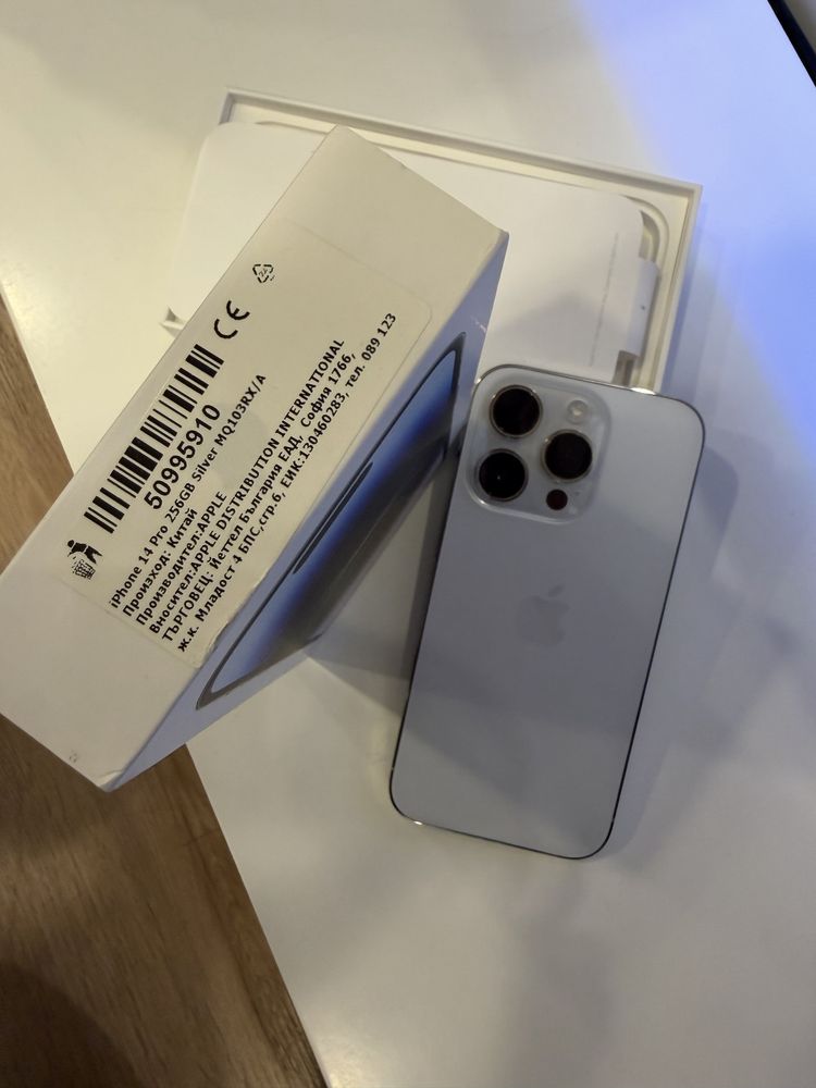iPhone 14 Pro 256GB Silver / 84% батерия