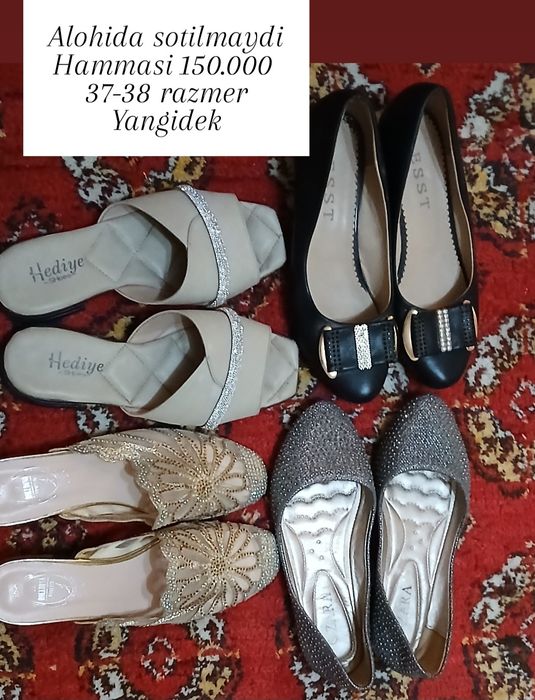 Oyoq kiyim sumka va taqinchoqlar sotiladi