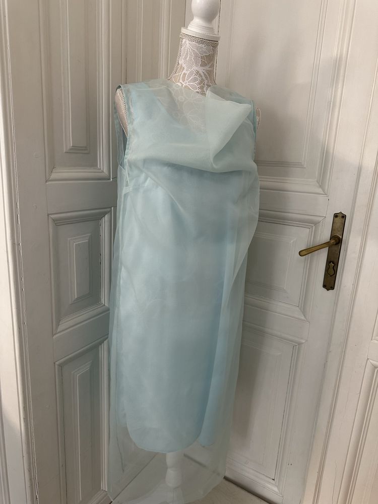 Rochie midi noua din matase naturala S-M
