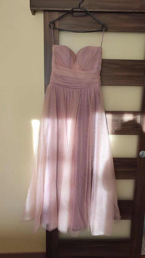 Rochie eleganta roz prafuit