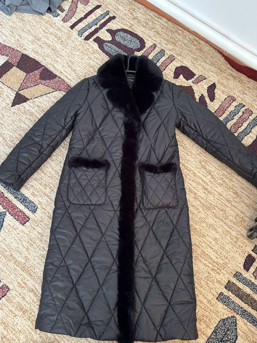 Норка жағалы куртка