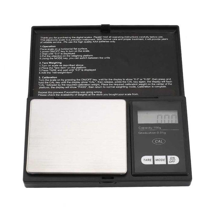 Cantar bijuterii cu precizie 0.01 - 500 g mini cantar