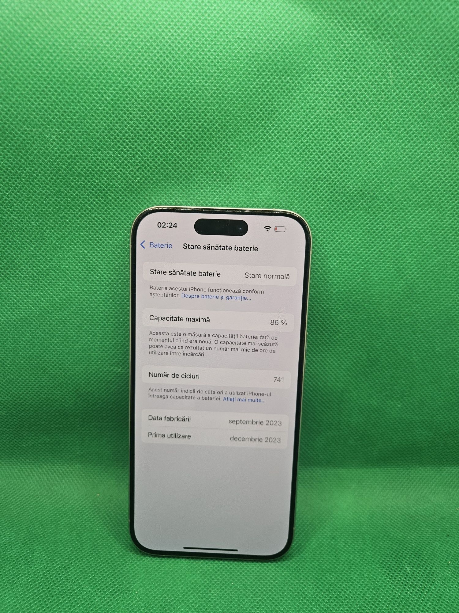 Iphone 15 Pro 128GB•E-Sim•Amanet Lazar Crangasi •51516