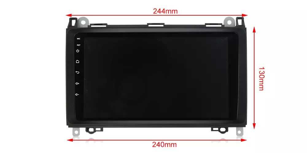 Navigatie Android 14 Mercedes Sprinter Vito B200 1/8 Gb CarPlay CAMERA