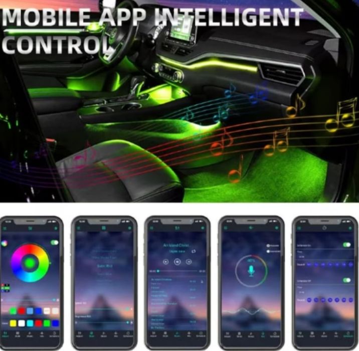 Lumini ambientale auto.