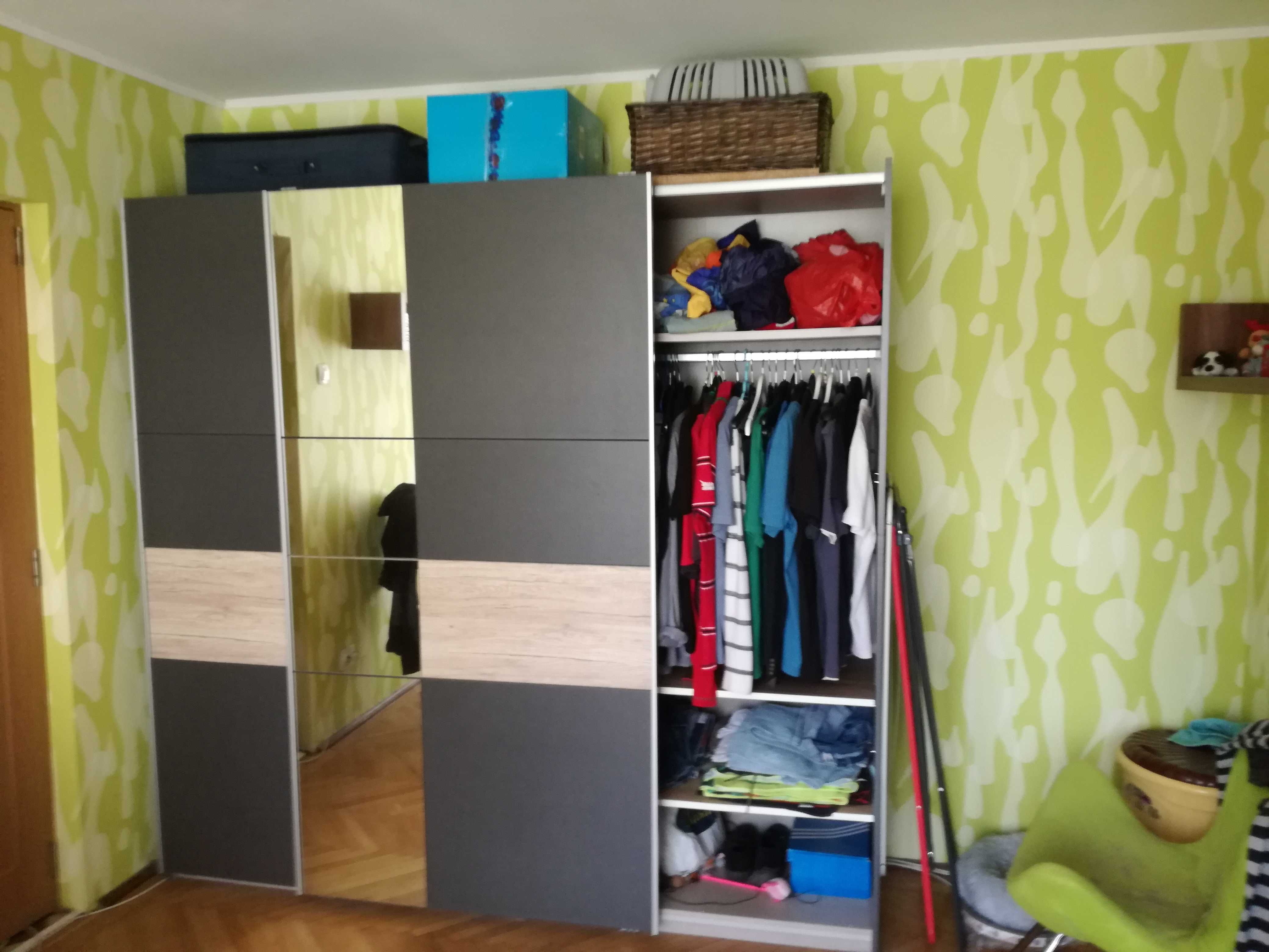 Șifonier dressing 2 uși glisante oglindă