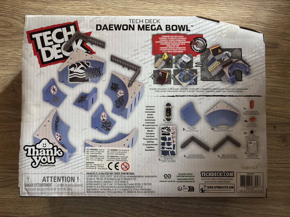 Комплект за игра Tech Deck Skateboard, Spin Master - Daewon Mega Bowl
