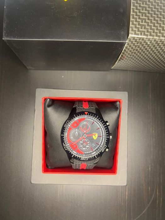 Ceas Scuderia Ferrari Red Rev Evo, original, cu cutie și bon