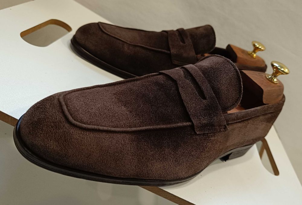 Pantofi loafer penny 40 40.5 de lux Mc Finlay piele naturala moale