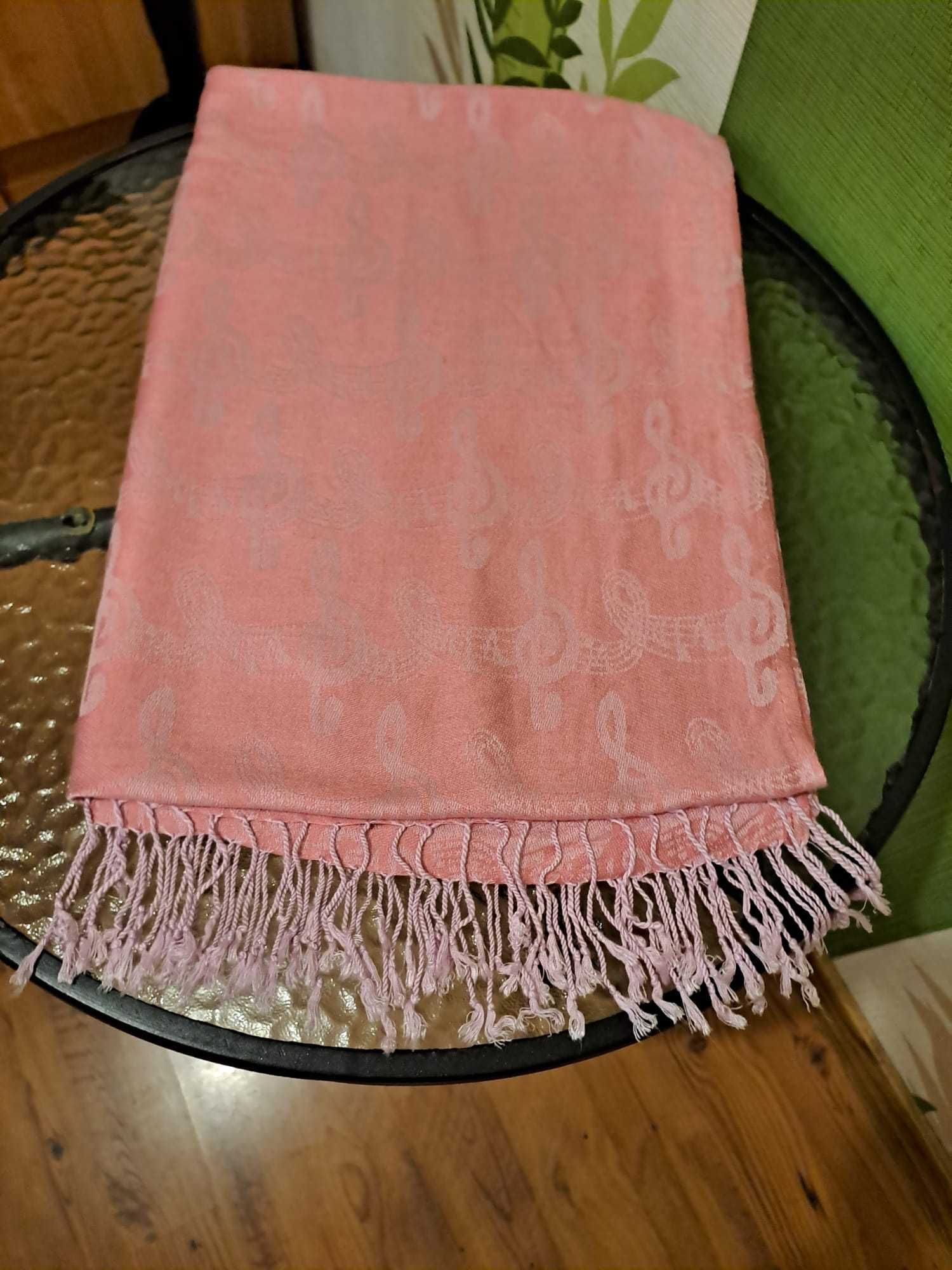 Eșarfă cu franjuri 90% cașmir 10% mătase 180x67 cm Cashmere