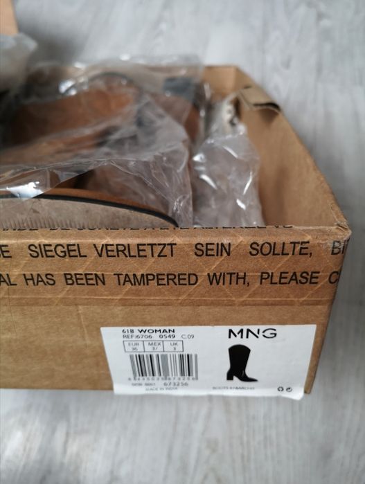 Cizme Mango din piele intoarsa