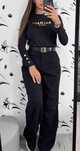Set Compleu Dama 3 Piese - Balmain - Negru - Marimea L