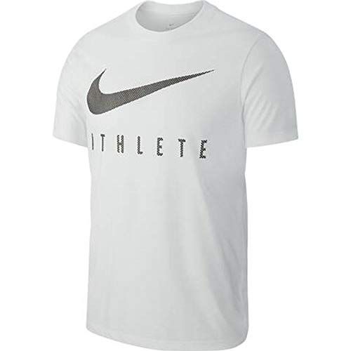 tricou Nike Dry Tee DB Athlete SSNL, Alb/Gri,XL-> NOU,SIGILAT,eticheta