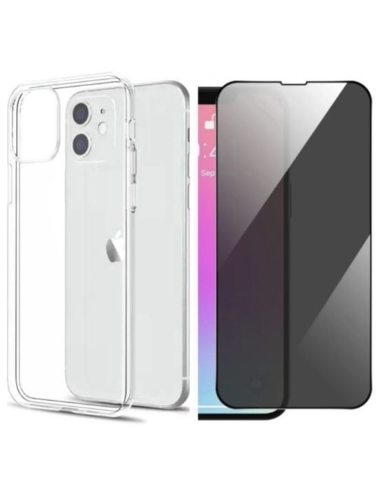 Iphone 14/15/16/17 PRO MAX AIR Husa Perfect Fit +Folie Sticla Full 21D