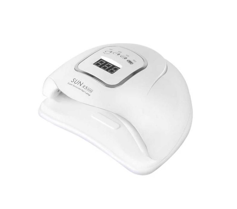 Професионална лампа за маникюр и педикюр Sun X5 Max, Бяла, UV/LED 150W