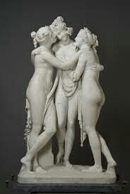 Продается гипсовая скульптура " Три грации"