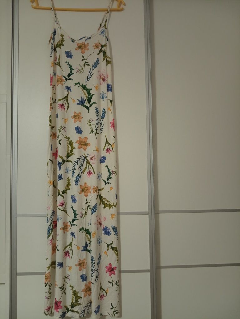 Rochiță lungă de vară cu imprimeu floral