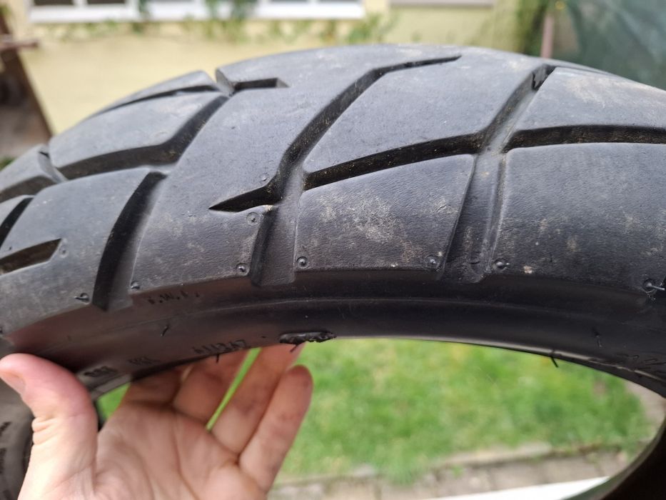 90/90-21 METZELER и 120/90-17 Pirelli Scorpion