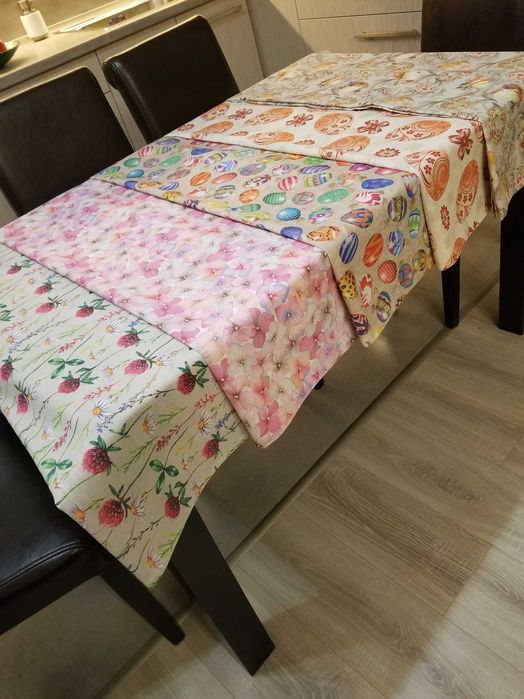 Покривка за маса от лен/полиестер - испански плат Лонета