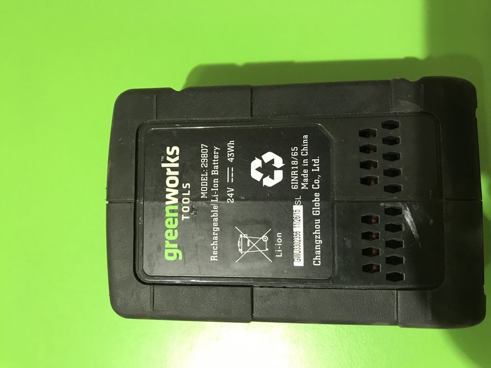 Acumulator li-ion 25.2v cu bms 6s , 2 ah, acumulator greenworks 24v