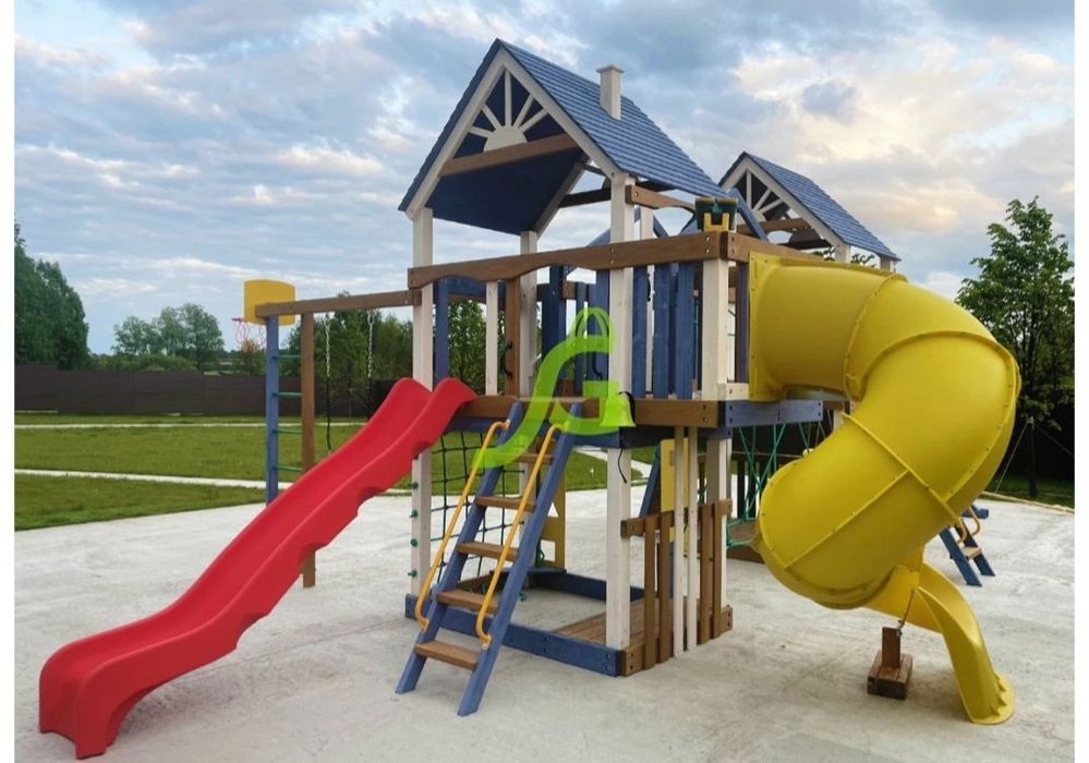 Разные виды детских игровых площадок