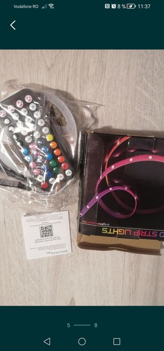 Banda lumini led RGB 2 role x 15m (30m), cu schimbare de culoare, nou