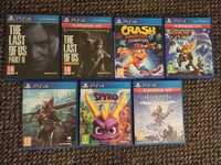 The last of Us 1&2 , Biomutant , Ratchet Clank , Horizon Zero Dawn