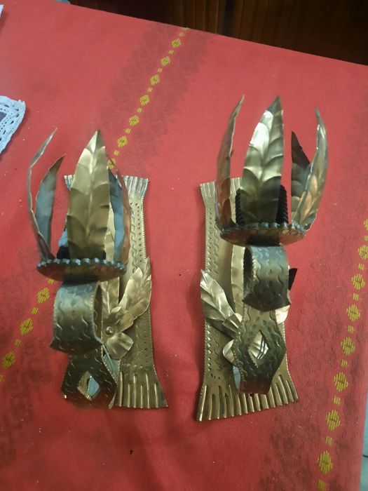 Ръчно кован меден аплик,аплици