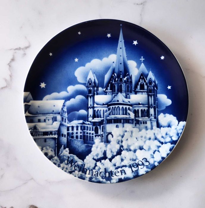 Винтидж коледни чинии