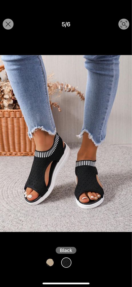 Летни плетени сандали