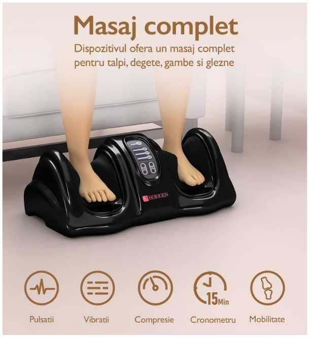 Aparat de masaj picioare 4 moduri Auto Shiatsu