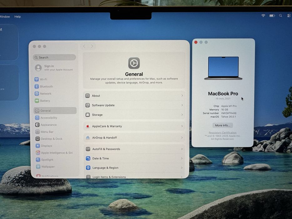 Macbook Pro 16’, M1 Pro, 16GB RAM, 512 GB