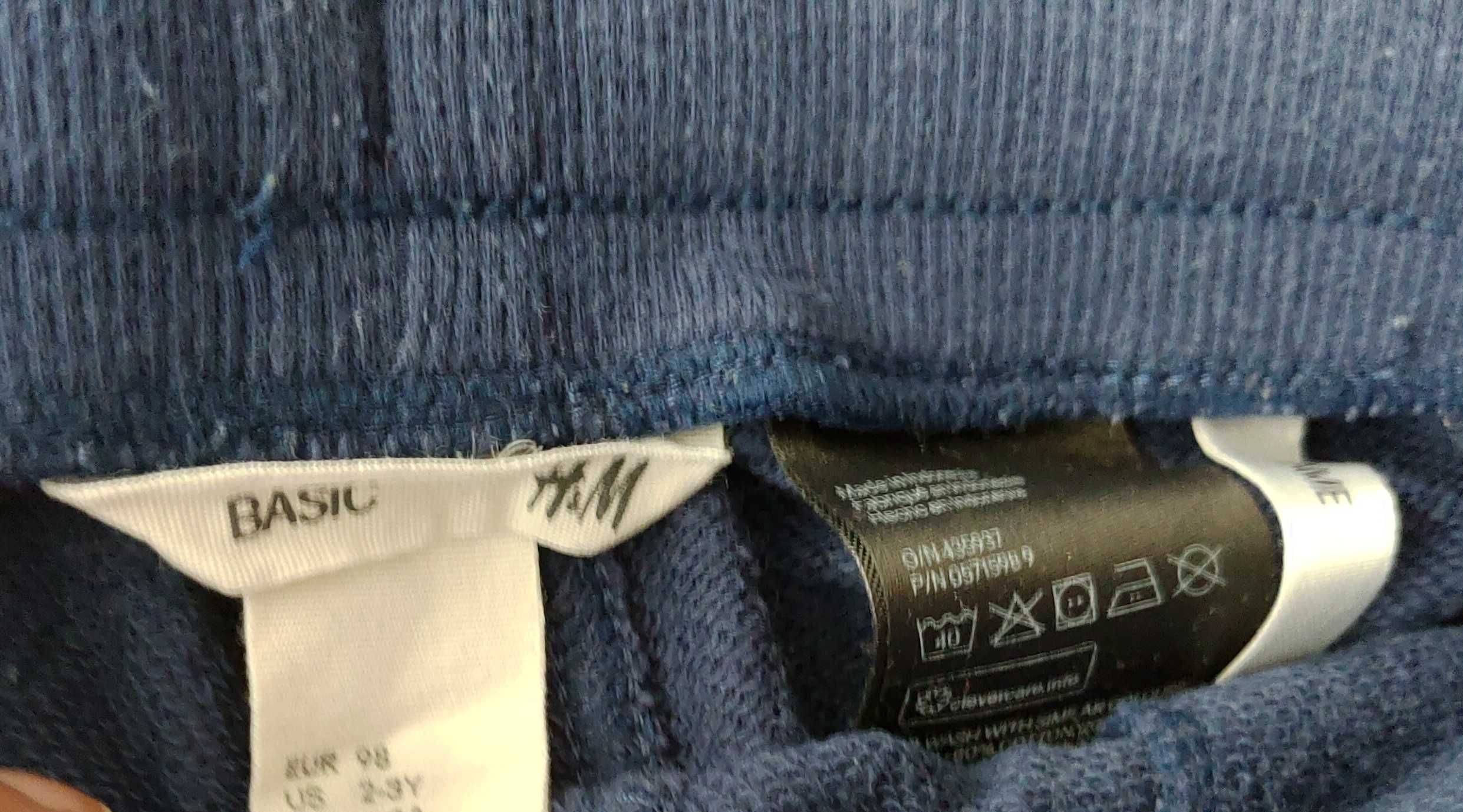 Set 5 perechi pantaloni scurti de molton H&M marime 98 2-3 ani